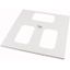 Top plate, F3A-flanges XF, for, WxD=1000x800mm, IP55, grey thumbnail 1