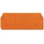 End and intermediate plate 2.5 mm thick orange thumbnail 1