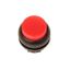 Illuminated pushbutton actuator, RMQ-Titan, Extended, momentary, red, Blank, Bezel: black thumbnail 1