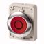 Illuminated pushbutton actuator, RMQ-Titan, Flat, maintained, red, inscribed, Metal bezel thumbnail 1