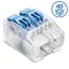 Lever wire connector SCL2 transparent / blue (box 40 pcs) thumbnail 1