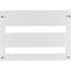 Front plate 45mm-Device cutout for 24 Module units per row, 3+ rows, white thumbnail 3