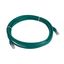 Patch cord RJ45 category 6A U/UTP unscreened LSZH green 3 meters thumbnail 2