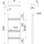 SL 62 600 SG Cable ladder, shipbuilding with trapezoidal rung 40x610x3000 thumbnail 2