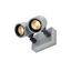 NEW MYRA WALL SPOT WALL LUMINAIRE, 2xGU10, IP55, silvergrey thumbnail 3