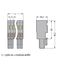 1-conductor female connector CAGE CLAMP® 4 mm² gray thumbnail 2