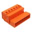 1-conductor male connector CAGE CLAMP® 2.5 mm² orange thumbnail 1