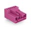 Plug for PCBs angled 4-pole pink thumbnail 1