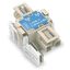 Linect® T-connector 2-pole Cod. I white thumbnail 1