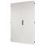 Section wide door, ventilated, HxW=2000x1200mm, double-winged, IP42, grey thumbnail 1