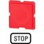 Button plate, red, STOP thumbnail 5