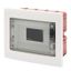 FLUSH-MOUNTING ENCLOSURE WITH SMOKED TRANSPARENT DOOR 8 MODULES IP40 thumbnail 1