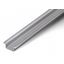 Aluminum carrier rail 15 x 5.5 mm 1 mm thick silver-colored thumbnail 1