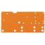 End plate snap-fit type 1.5 mm thick orange thumbnail 4