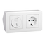 socket-outlet with electronic timer, 10A, surface, white, Exxact thumbnail 4