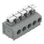 PCB terminal block push-button 1.5 mm² gray thumbnail 1