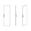 Sheet steel door right for 2 door enclosures H=2000 W=400 mm thumbnail 1