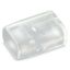 Flat cable end cover for flat cable 2 x 1.5 mm² Plastic transparent thumbnail 2