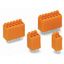 PCB terminal block push-button 1.5 mm² orange thumbnail 1