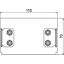 BRA ES70110 EL End piece SIGNA STYLE 70x110 anodised 70x110x37 thumbnail 2