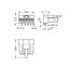 Socket for PCBs angled 5-pole white thumbnail 6