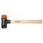 Safety soft-face hammer, black/ transparent orange. (26614) thumbnail 2