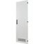 Door to switchgear area, ventilated, IP30, HxW=2000x1350mm, grey thumbnail 4