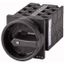 Main switch, T3, 32 A, flush mounting, 6 contact unit(s), 9-pole, 2 N/O, 1 N/C, STOP function, With black rotary handle and locking ring thumbnail 1