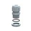 Cable gland plastic - IP 68 - ISO 63 - clamping capacity 34-44 mm - RAL 7001 thumbnail 2