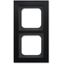 1722-275 Cover Frame Busch-axcent® black matt thumbnail 1