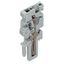 End module for 1-conductor female connector CAGE CLAMP® 4 mm² gray thumbnail 2