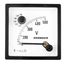 Voltmeter AC w. integrated switch f. Phases, 72x72mm, 500VAC thumbnail 1