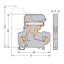 2-conductor disconnect terminal block for DIN-rail 35 x 15 and 35 x 7. thumbnail 4