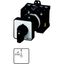 On switches, T3, 32 A, rear mounting, 1 contact unit(s), Contacts: 4, 45 °, momentary, With 0 (Off) position, With spring-return to 0, STOP>0, Design thumbnail 1