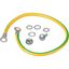 Door earthing set yellow-green 6 mm² / 300 mm thumbnail 1