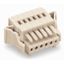 1-conductor female connector CAGE CLAMP® 0.5 mm² light gray thumbnail 1