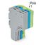 2-conductor female connector Push-in CAGE CLAMP® 1.5 mm² gray/blue/gre thumbnail 2