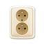 5583A-C02357 C Double socket outlet with earthing pins, shuttered, with turned upper cavity, with surge protection thumbnail 40