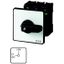 On-Off switch, P3, 63 A, rear mounting, 3 pole, 1 N/O, 1 N/C, with black thumb grip and front plate thumbnail 1