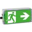 EX-protected emerg.luminaire EXIT 2 N zone2/22 LED3h 230V AC thumbnail 1