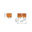 PCB terminal block 1.5 mm² Pin spacing 3.81 mm orange thumbnail 2