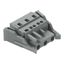 1-conductor female connector CAGE CLAMP® 2.5 mm² gray thumbnail 1