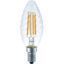LED E14 Fila Twisted Candle C35x100 230V 250Lm 4W 922 AC Clear Dim thumbnail 1