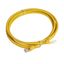 Patch cord RJ45 category 6A U/UTP unscreened PVC yellow 2 meters thumbnail 2