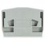 End plate for terminal blocks with snap-in mounting foot 4 mm thick or thumbnail 2