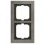 1722-298 Cover Frame Busch-axcent® concrete grey thumbnail 1