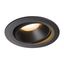 NUMINOS® MOVE DL XL, Indoor LED recessed ceiling light black/black 2700K 20° rotating and pivoting thumbnail 1