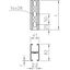 MS4182P3000FT Profile rail perforated, slot 22mm 3000x41x82 thumbnail 2