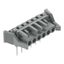 Female connector for rail-mount terminal blocks 0.6 x 1 mm pins angled thumbnail 1