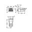 Socket for PCBs straight 3-pole light green thumbnail 5